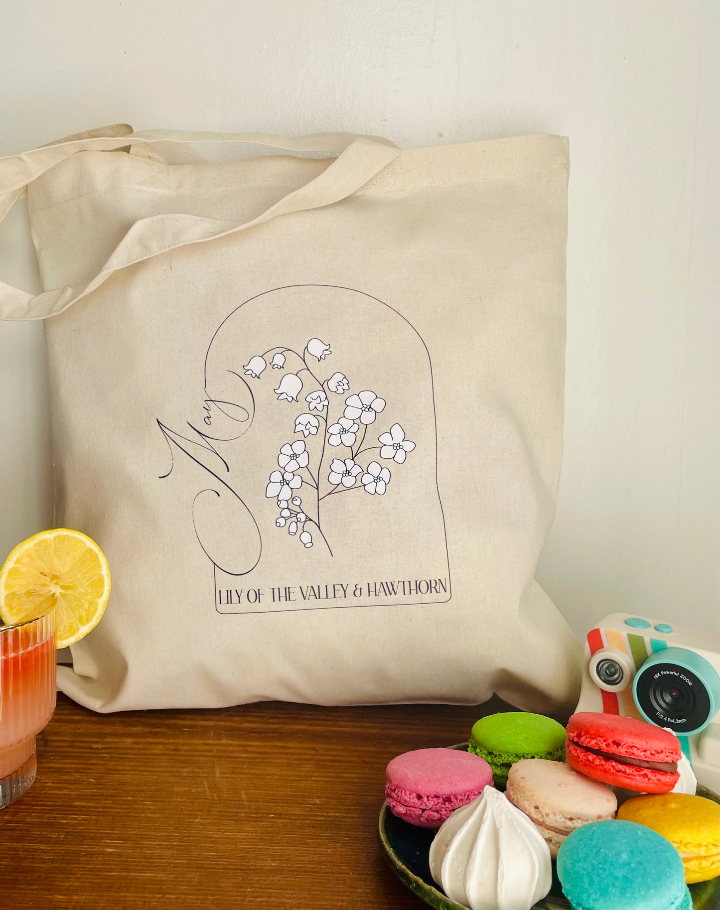 Birth Month Floral Tote - May