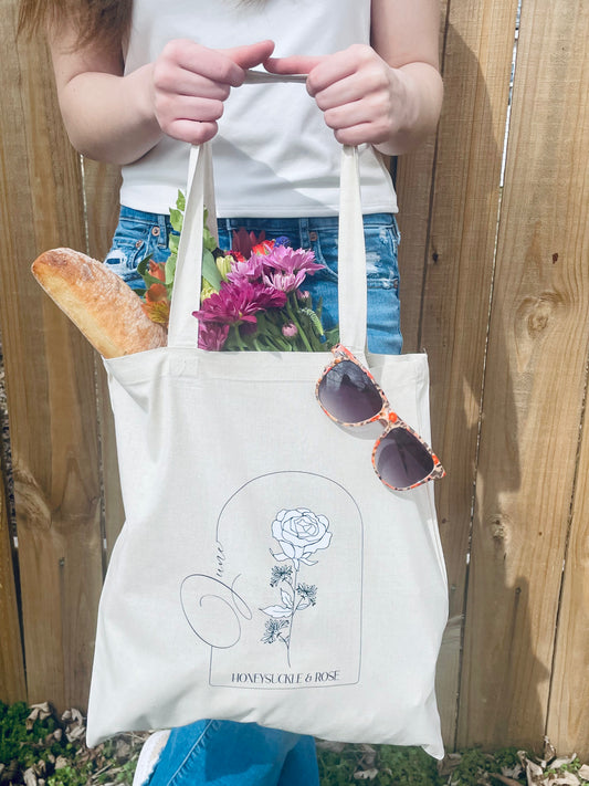 Birth Month Floral Tote - June