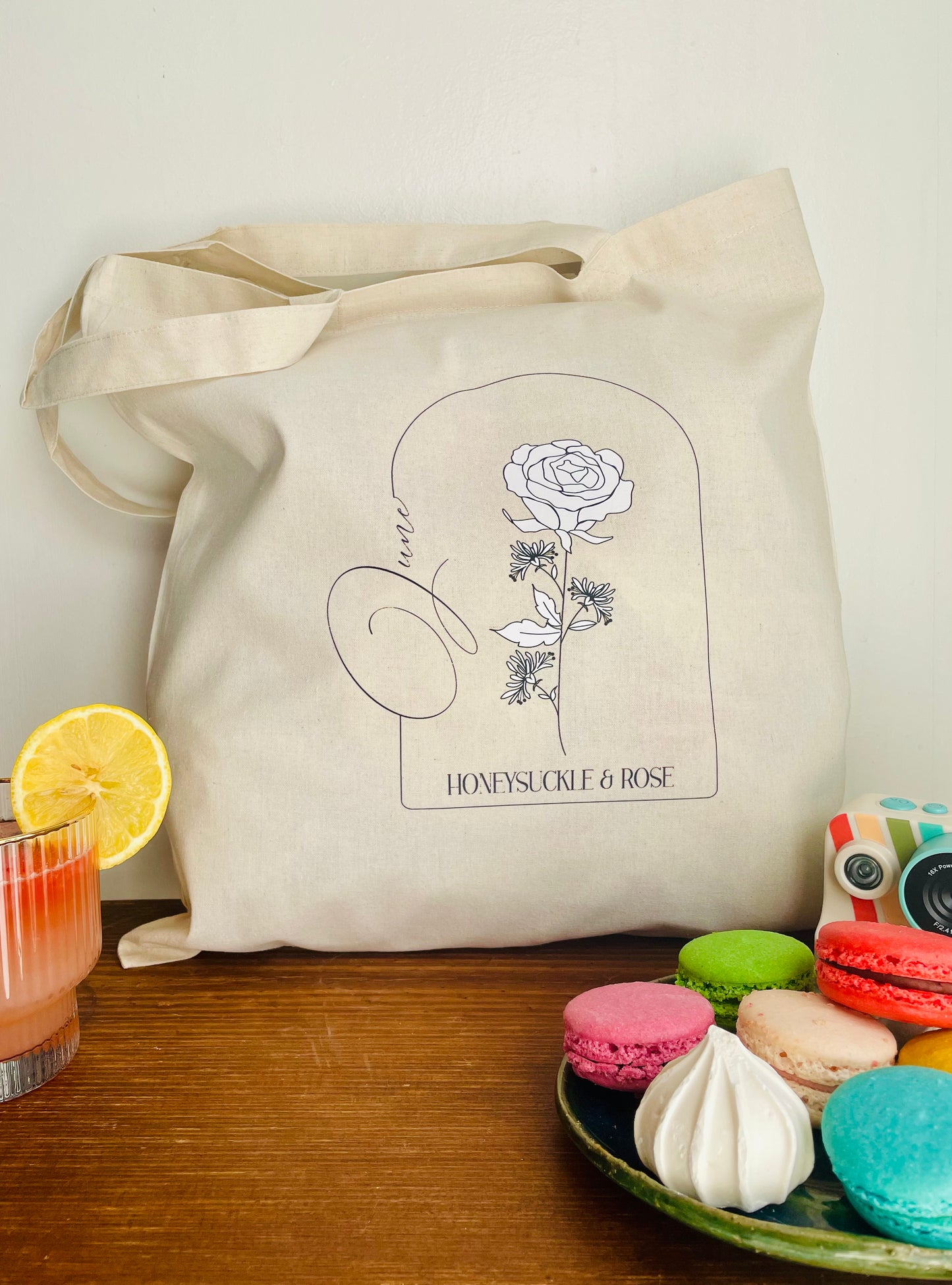 Birth Month Floral Tote - June
