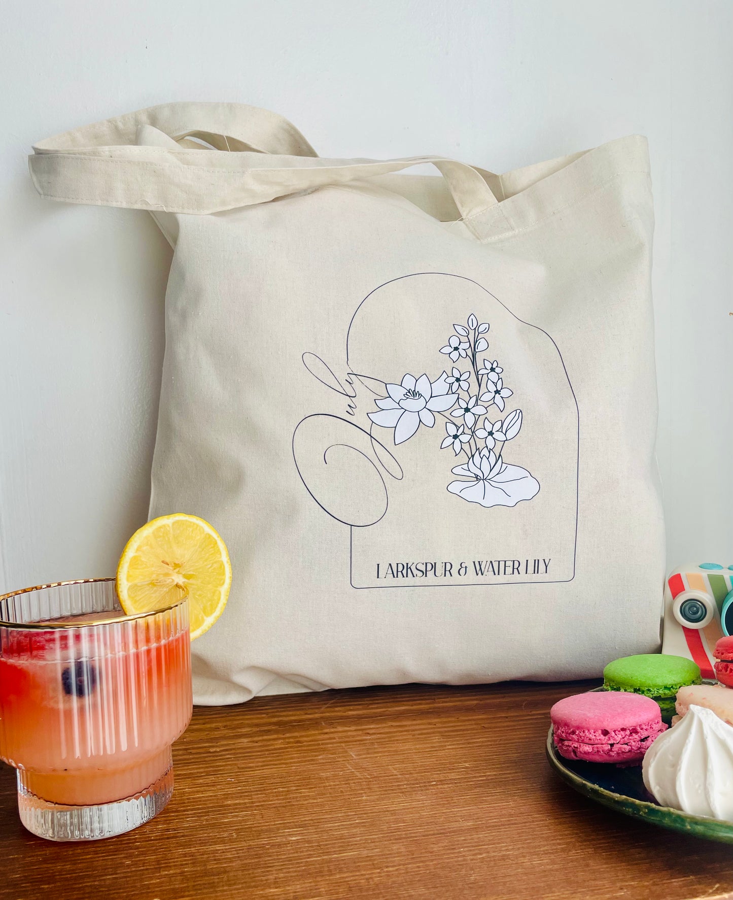 Birth Month Floral Tote - July