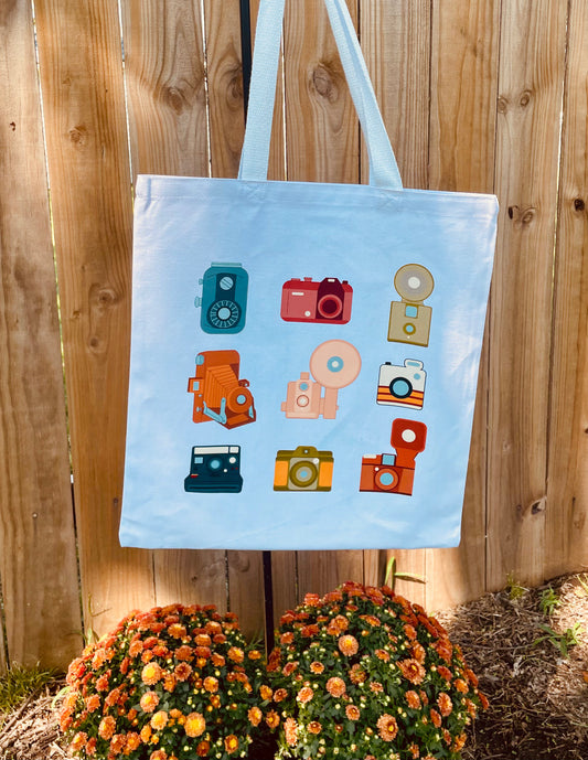 Vintage Cameras Tote Bag