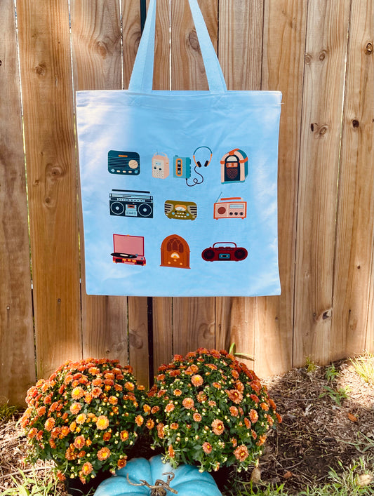 Vintage Radios Tote Bag