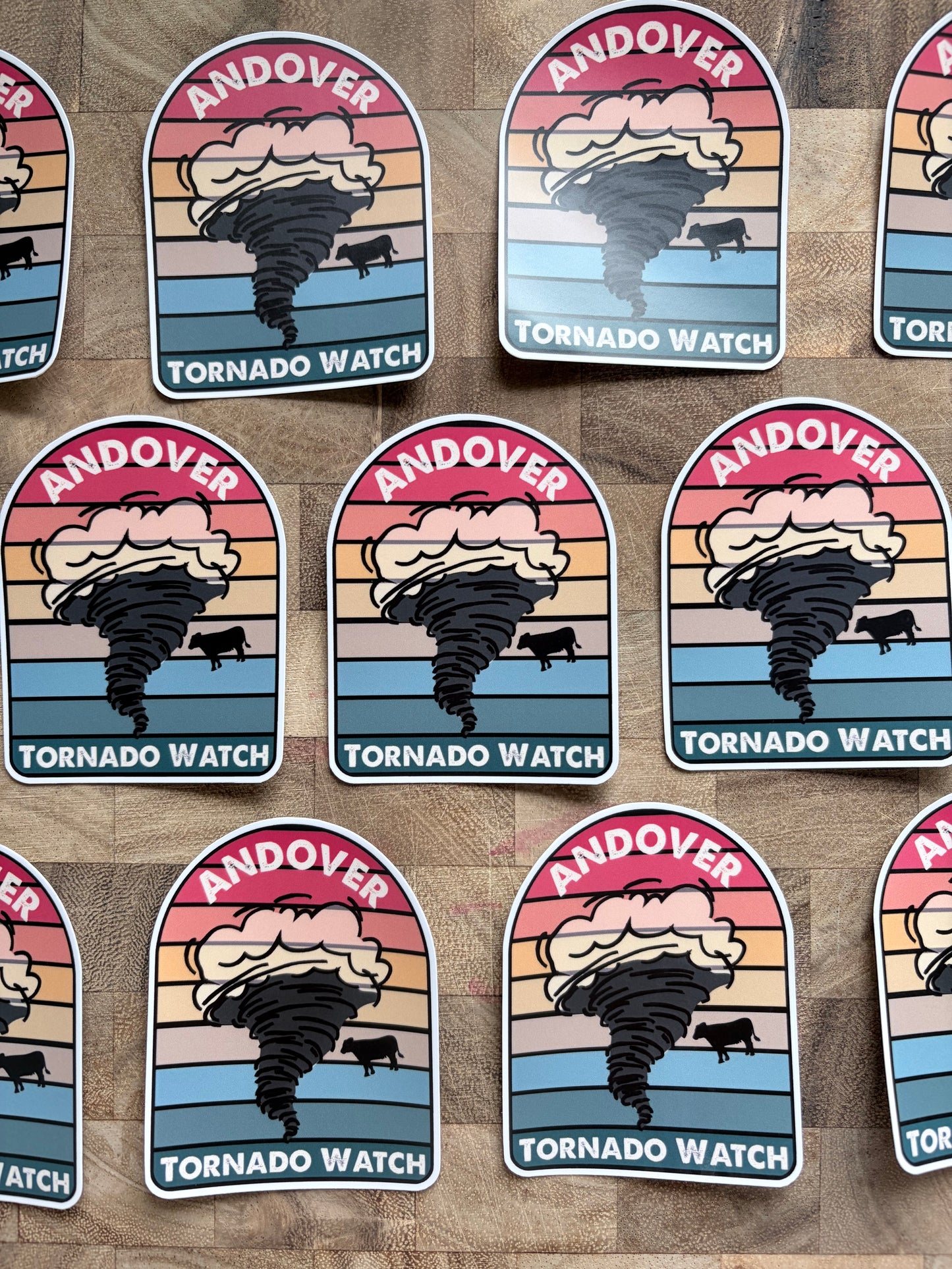 Andover Tornado Watch Sticker