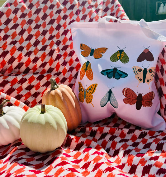 Moths Tote Bag
