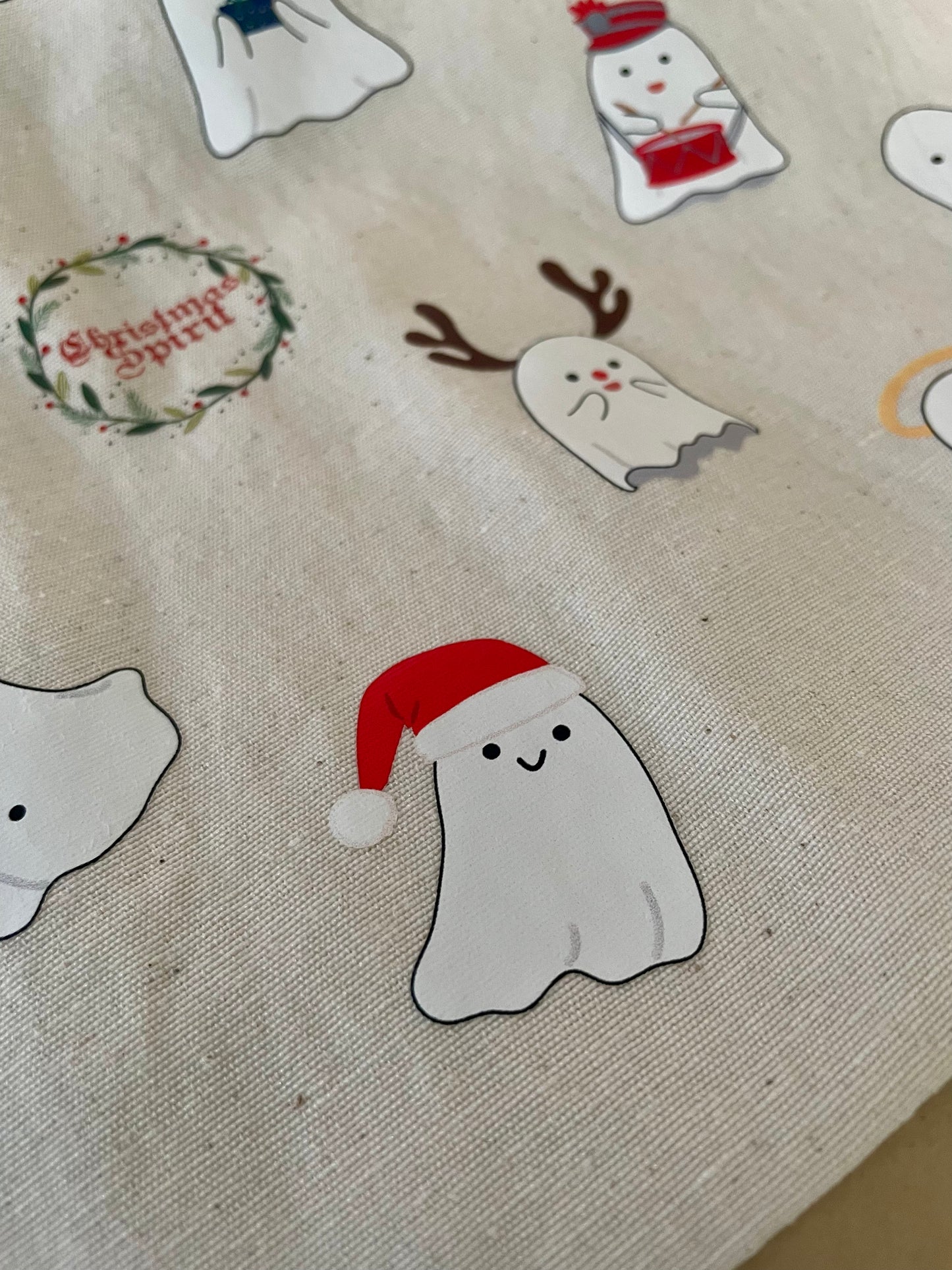 Chrismas Spirit Drawstring Gift Bag