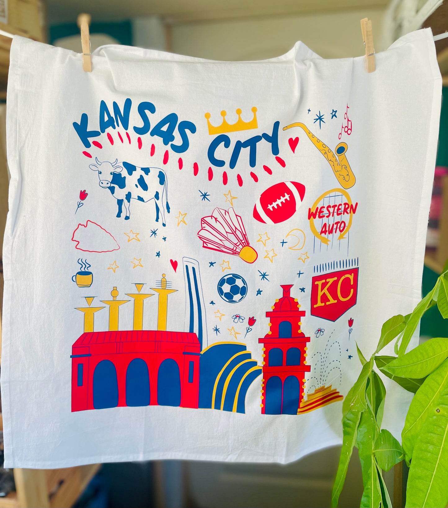 Kansas City Tea Towel
