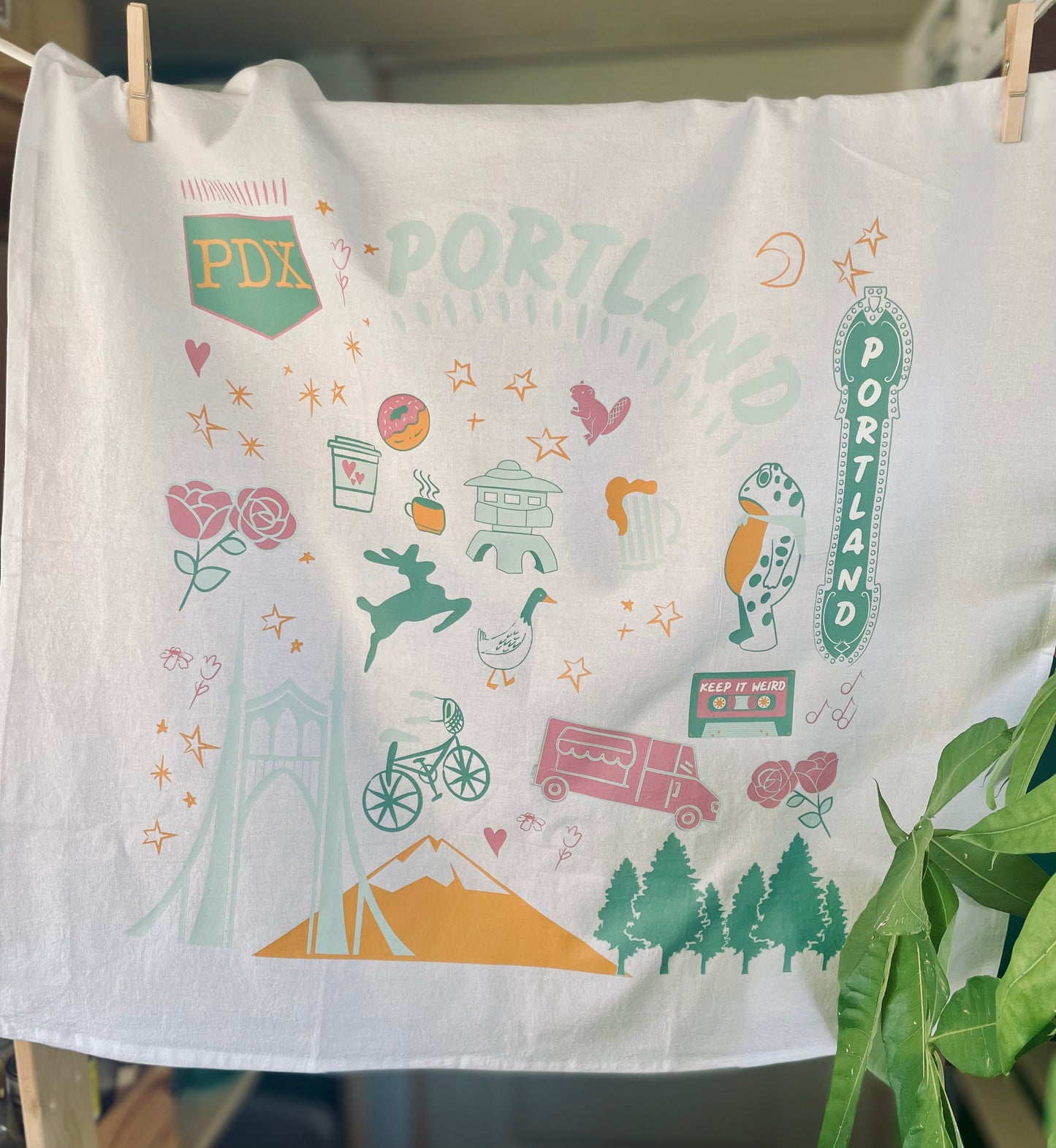 Portland Tea Towel