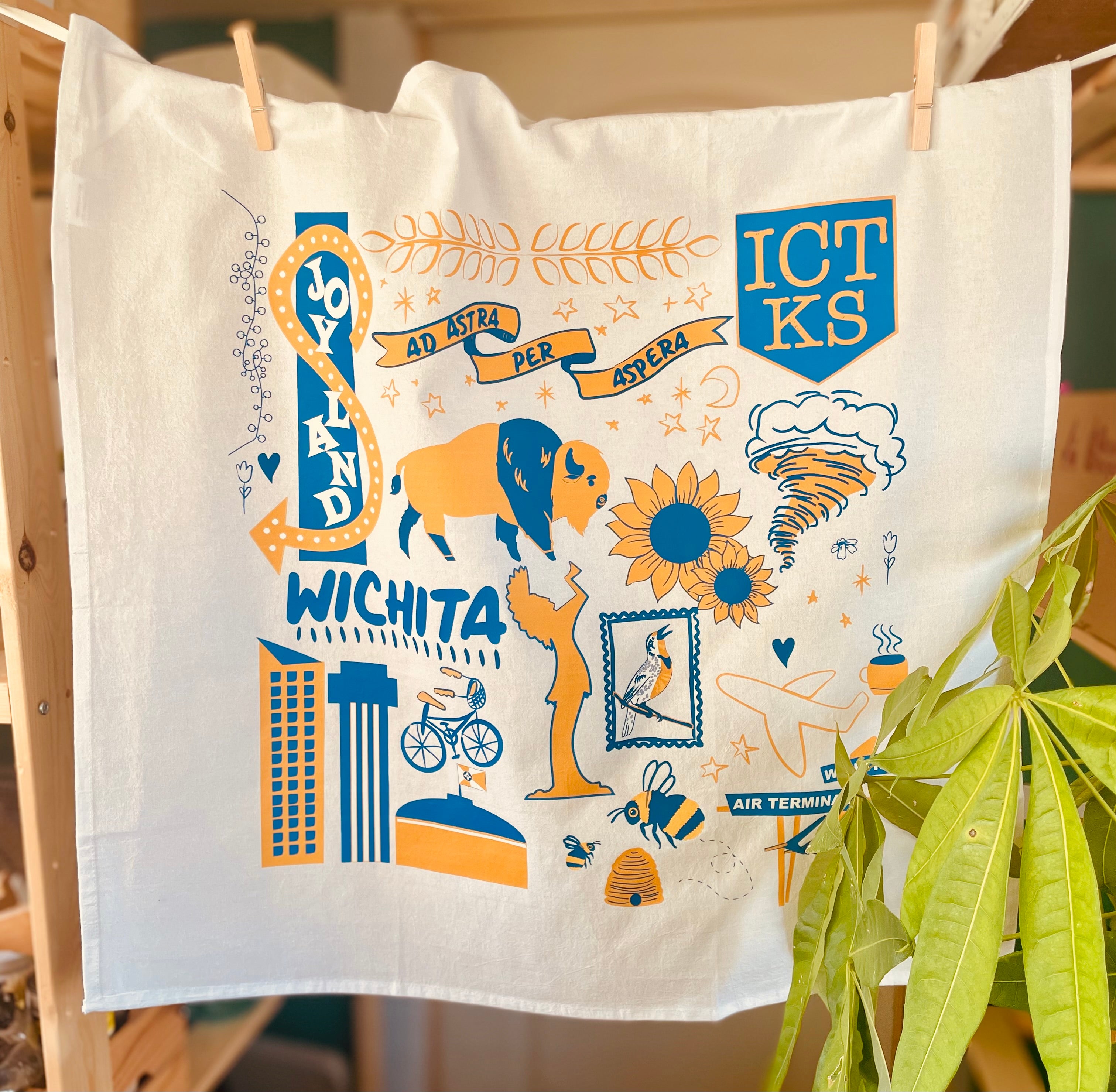 Wichita Tea Towel – Zeldy Creative Company