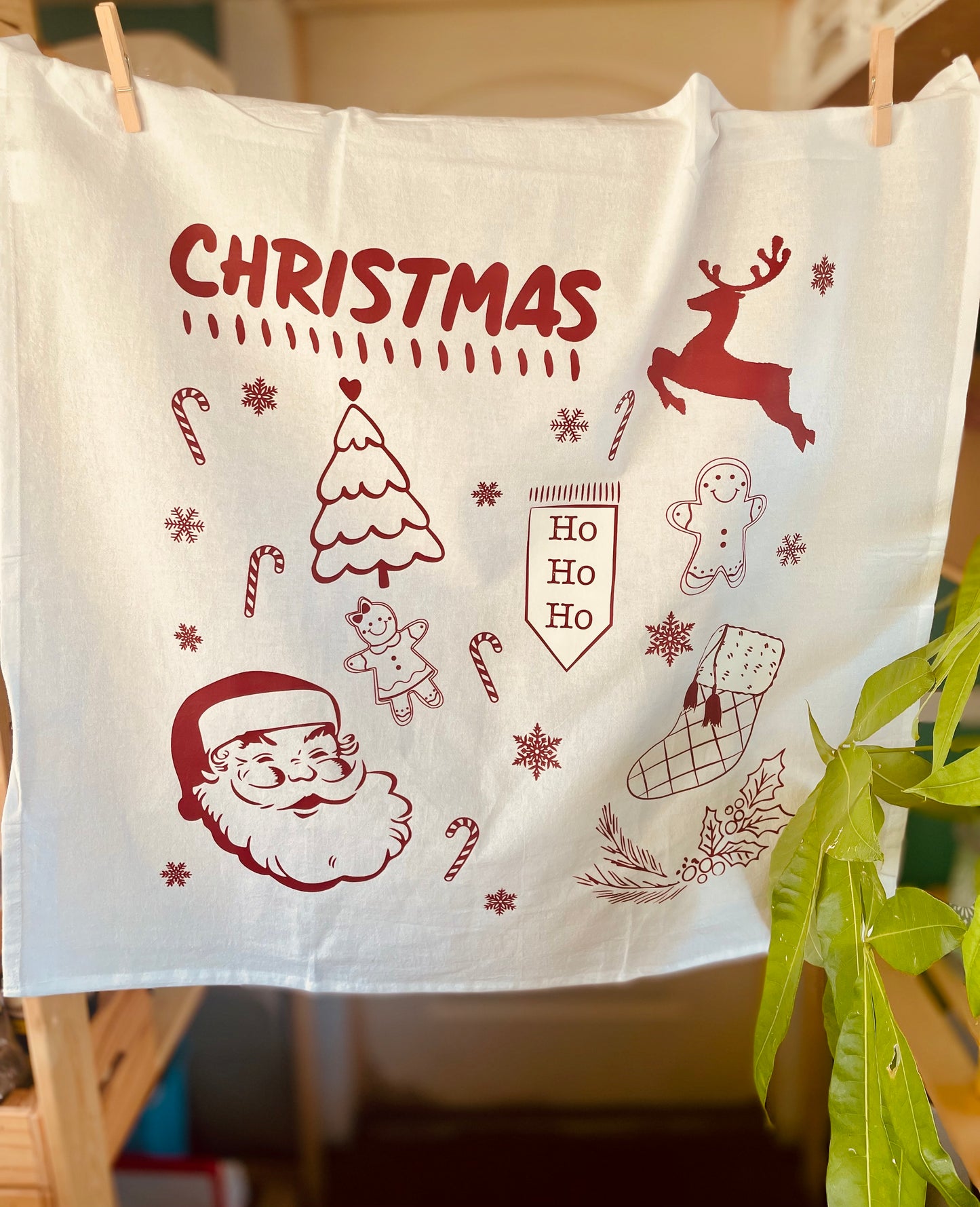 Christmas Tea Towel