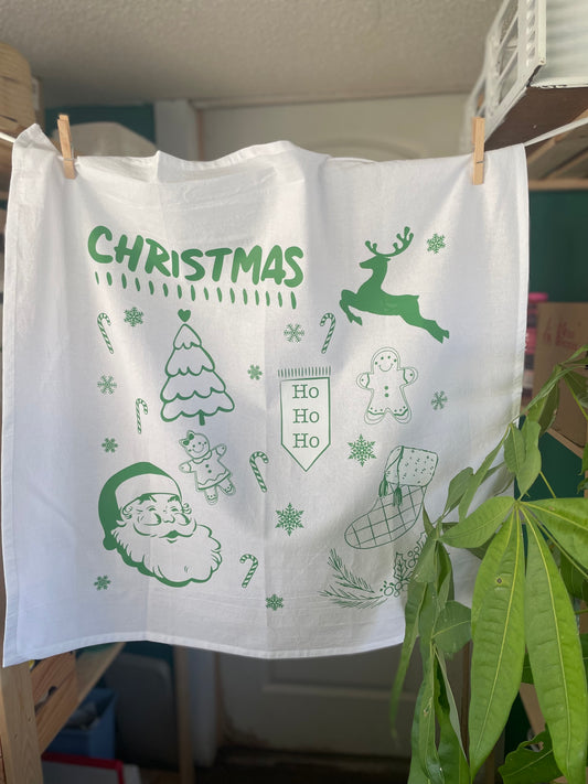 Christmas Tea Towel
