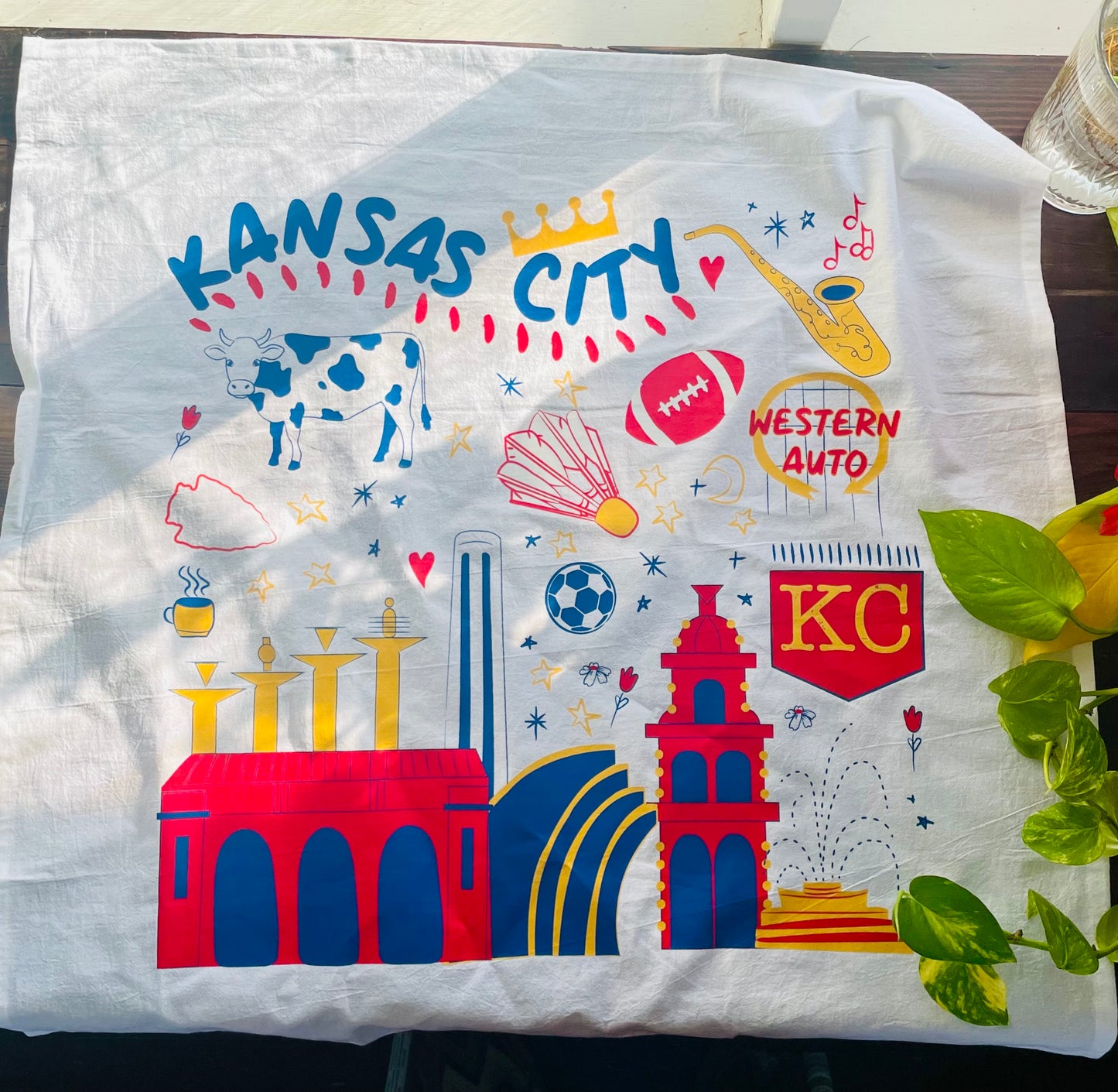 Kansas City Tea Towel