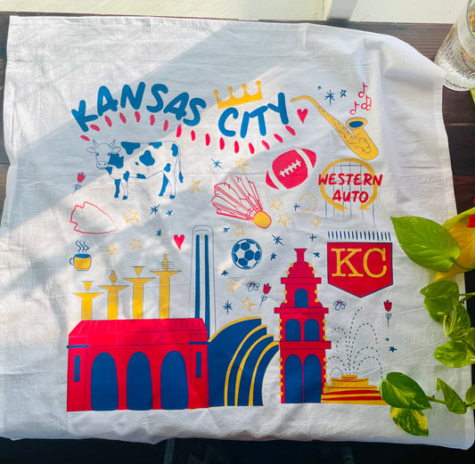 Kansas City Tea Towel