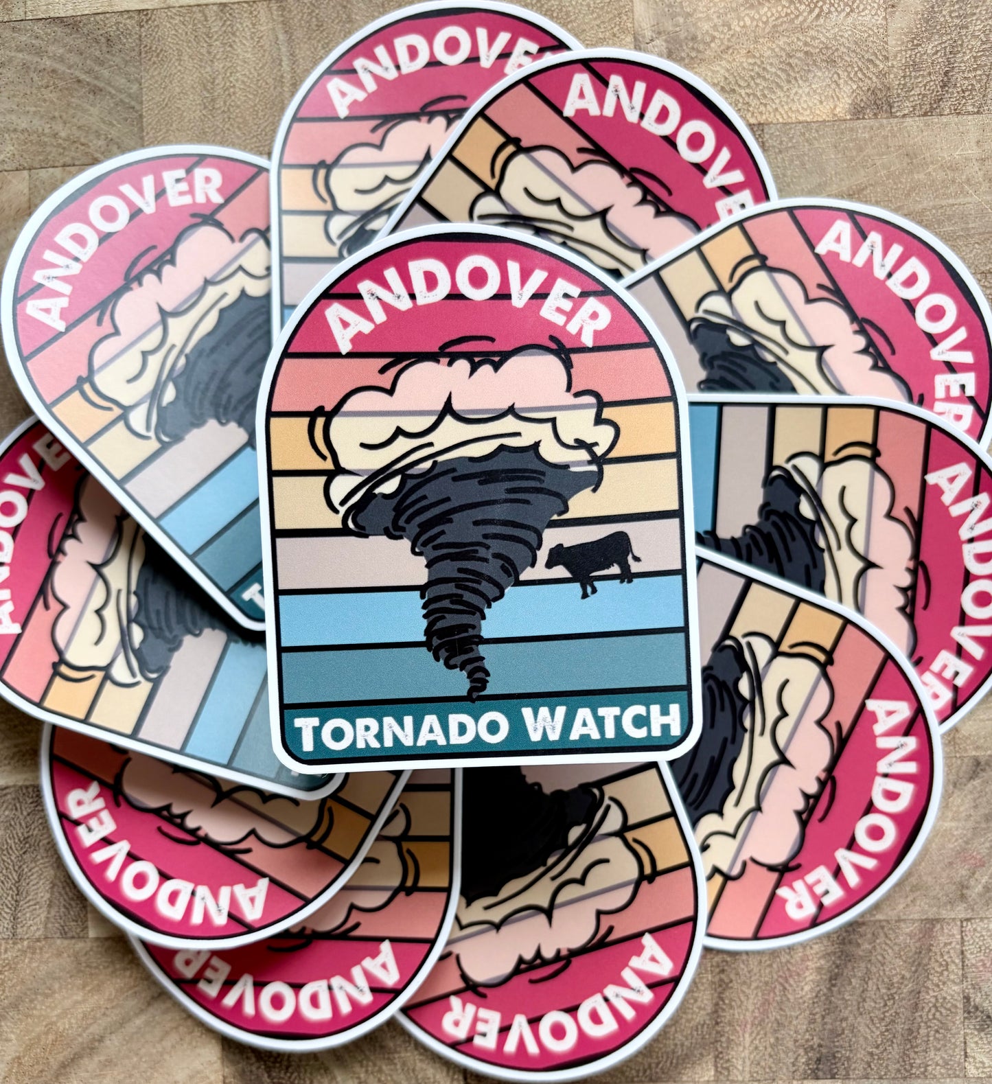 Andover Tornado Watch Sticker
