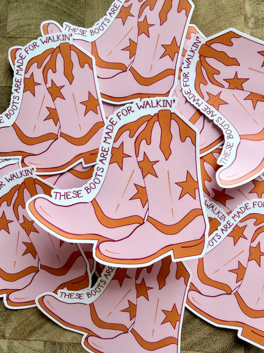 These Boots Sticker