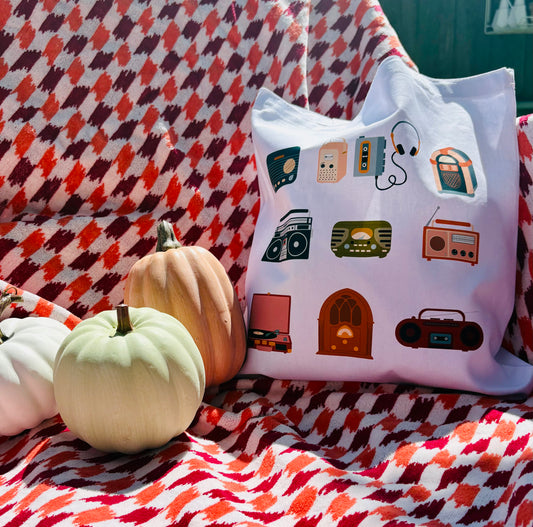 Vintage Radios Tote Bag