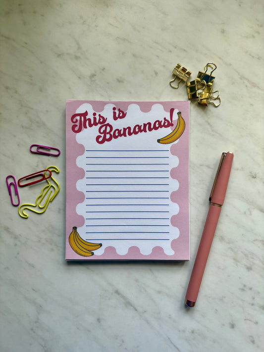 This Is Bananas Notepad
