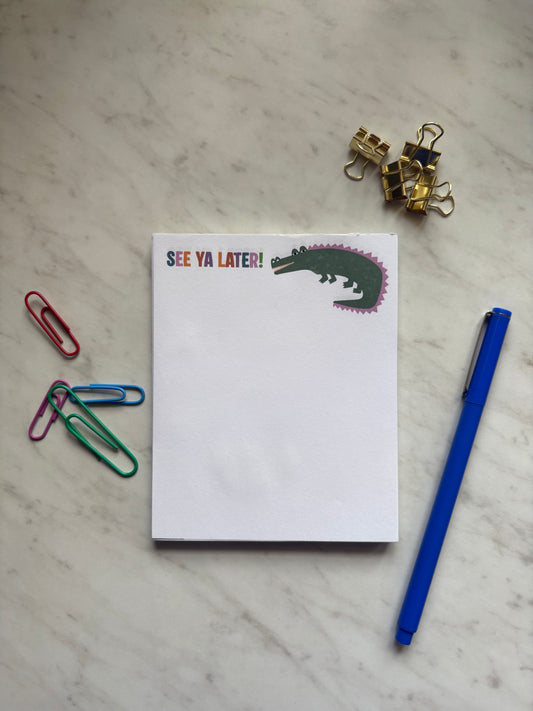 See Ya Later Notepad
