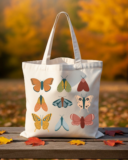 Moths Tote Bag